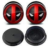 Caspian Jewelry Ear Stretching Plugs 1 Pair Deadpool Mask Ear Gauges Plugs