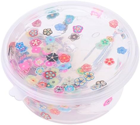 CHONE DIY Fruits Crystal Slime Clay Toy, Slime Mud Soft Squeeze Plasticine Mud Toy Gift Relief Stress For Kids Education (Flowers)