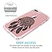 JAHOLAN iPhone 7 Plus Case, iPhone 8 Plus Case Amusing Whimsical Design Clear TPU Soft Case Rubber Silicone Skin Cover for iPhone 7 Plus iPhone 8 Plus - Black Dream Catcher