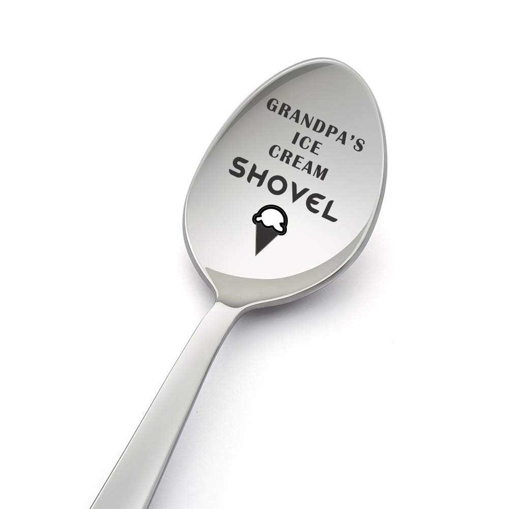 LYF Collection Grandpa's Ice Cream Shovel Spoon For Grandpa - Crafted By