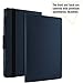 Infiland Lenovo Yoga Book Case, Folio Premium PU Leather Stand Cover for Lenovo Yoga Book 2-in-1 10.1-Inch Tablet (Android and Windows Version) -Navy