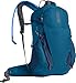 CamelBak Rim Runner 22 Crux Reservoir Hydration Pack, Grecian Blue/Pumpkin, 2.5 L/85 oz