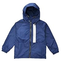 KISBINI Boys Kids Hoodies Coat Jacket Spring Dustcoat Windbreaker for Children Navy