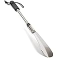 Fanwer Premium Long Handled Shoe Lifter 16" to 31" Adjustable Expander Shoe Horn - Extends & Collapses Stainless Steel Telesc