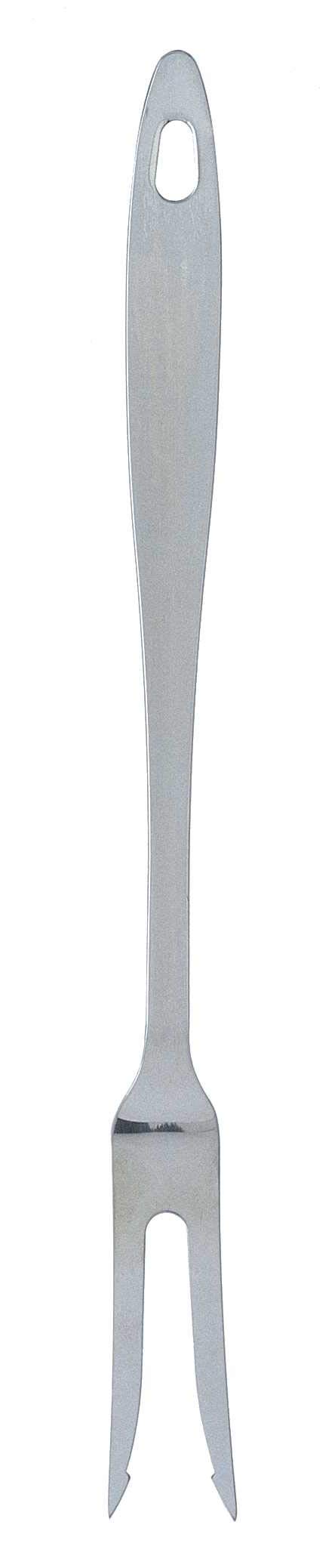 Commichef 3200 Series Pot Fork - 18/10 Stainless Steel 2 Prong Fork - Kitchen Utensil for Carving, Fondue, Roasts, Pasta & Meat