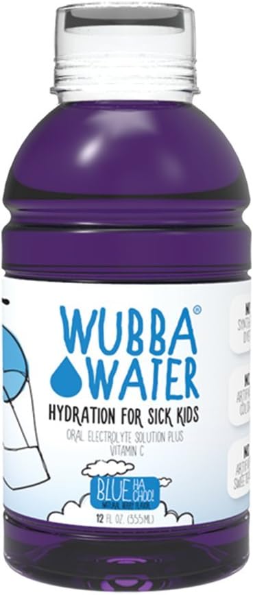 Wubba Water Blue Ha Choo Blue, Raspberry flavor
