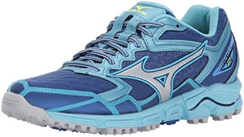 Mizuno Women's Wave Daichi 2 Running-Shoes,True Blue/Micro Chip/Blue Topaz,8.5 B US