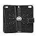 Vofolen 2-in-1 Case for iPhone 6 Case iPhone 6S Case Wallet Folio Flip PU Leather Case Protective Hard Shell Magnetic Detachable Slim Back Cover with Card Holder Slot Wrist Strap for iPhone 6 6S Black