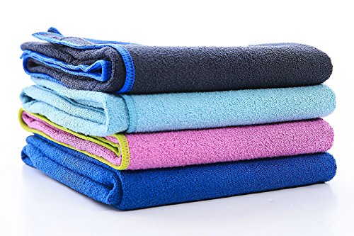 Aquis - Adventure Microfiber Sports Towel, Quick-Drying Quick-Drying Comfort For Running, Racquet Sports or Golf, Seafoam (Medium/15 x 29 Inches)