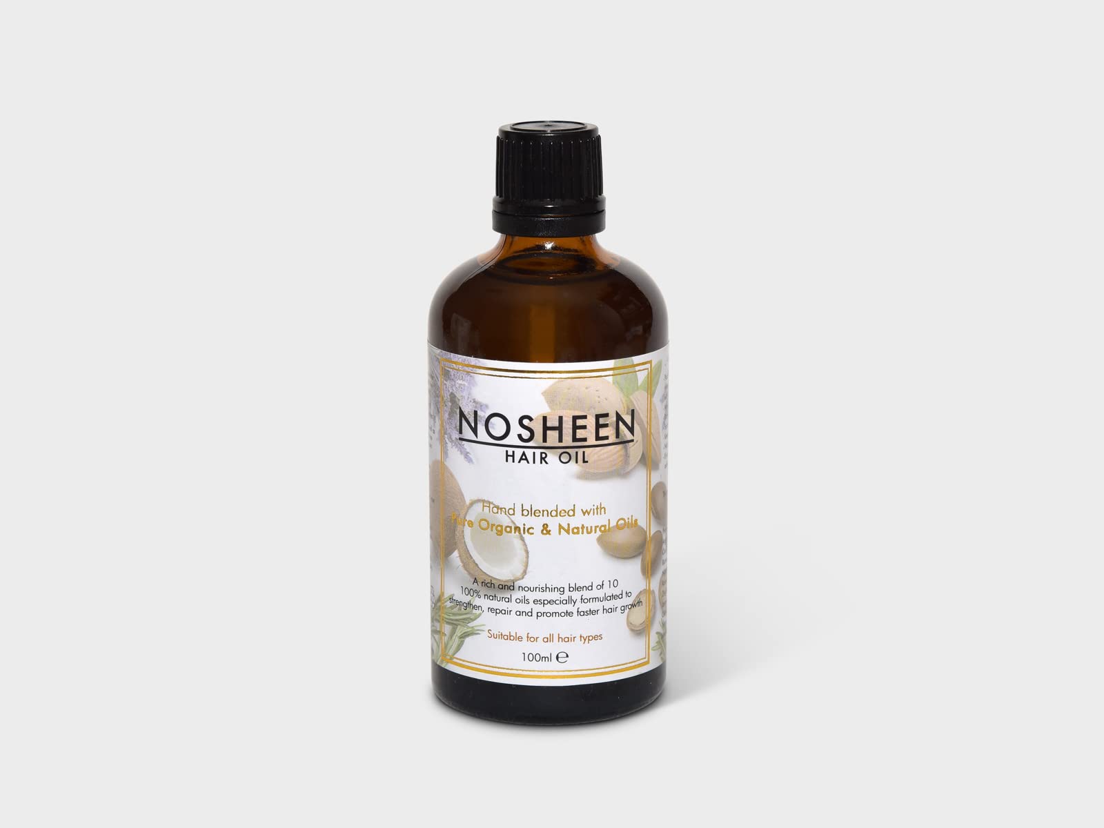 Nosheen Hair Oil - Hair Growth Oil for All hair types, Men and Women - For Healthy, Stronger and Thicker Hair