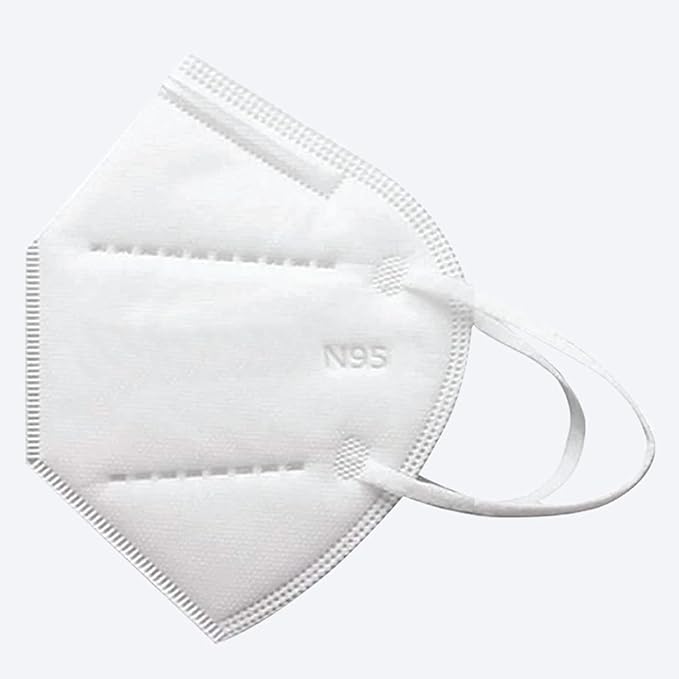 Hammer Pro Germ Shield N95 5 layer Face Mask, Reusable and Washable, earloop, Anti-Pollution, Anti-Dust N95 Mask White