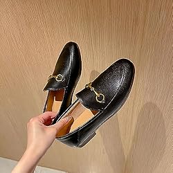 Vertundy Women's Loafers Flats Leather Pointed Toe