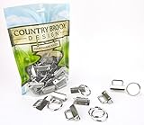 50 - Country Brook Design 1 1/4 Inch Key Chain Fob Wristlet Hardware Set With...