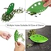 Herb Leaf Stripper BPA-Free Plastic Holes Vegetable Leaf Separator Value 3 Pack Stripping Tool for Chard, Collard Greens, Kale, Basil, Leafy Green Rosemary Herb Kitchen Gadgets (Mixed Color, 3)