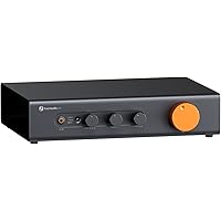 Fosi Audio ZP3 Balanced Preamp for Home Audio, 2 RCA and 1 XLR Inputs, RCA/XLR Outputs and Sub-Out, Pre Amp for 2 Channel Ste