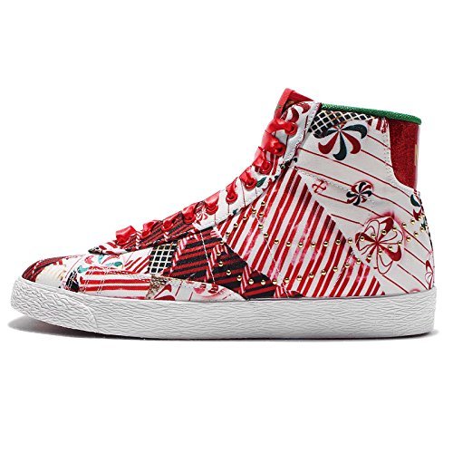 Nike women s wmns blazer mid qs, unvsty red/mtlc gld-pn grn-wht, …
