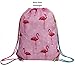 AWEHIRU Unicorn Drawstring Bag Gym Sack Pack for Kids, Gift String Backpack Cinch Bag for School and Birthday Party