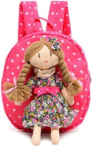 Swesy Kids Toddler Baby Girls Plush Toy Backpack Snack Travel Bag 1-3 Years