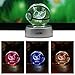 AXAYINC 3D Crystal Ball LED Night Lights Advance Laser Engraving Children's Gift(YB)