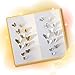 pinkblume Silver Butterfly Decorations 3D Butterfies Stickers Wall Decor DIY Home Decorations Removable Wall Decals Murals for Home Living Room Babys Kids Bedroom Showcase Nursery Art Decor (36PCS)