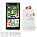 Nacodex Premium Real Tempered Glass Film Screen Protector for Nokia Lumia 830 - Protect Your Screen from Scratches - Retail Package - Ultra Thin｜2.5D Border