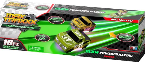Max Traxxx Award Winning Gravity Drive Dual Lane Track Set with 2 1:64 Scale Trucks