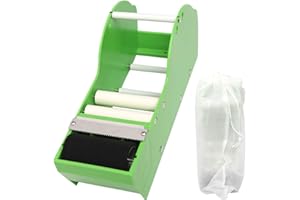 WELSTIK Water Activated Gummed Kraft Paper Tape Packaging Dispenser 3 Inch Green for Shipping, Carton and Box Sealing