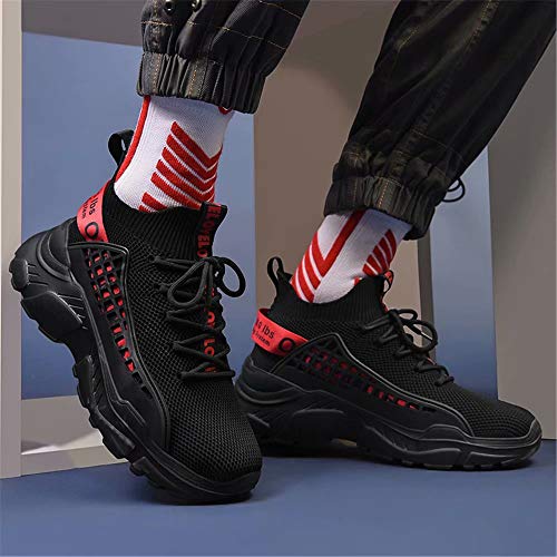 FUSHITON Herenmode Schoenen Hoge Toppen Sneakers Wandelen Rennen Gewoontjes - Image 7