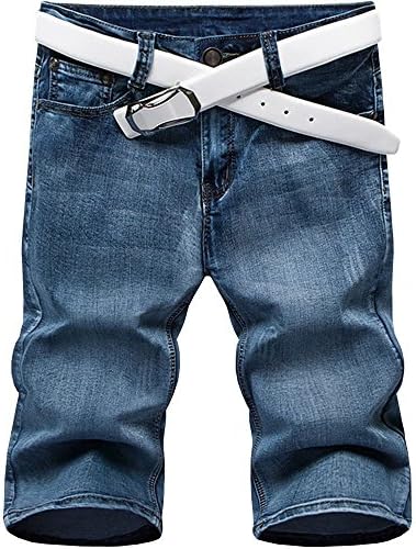 Men's Straight Leg Skinny Slim Fit Denim Jeans Casual Cargo Boardshorts Shorts