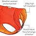 RUFFWEAR, Quinzee Insulated, Water-Resistant Jacket for Dogs with Stuff Sack, Sockeye Red, Medium