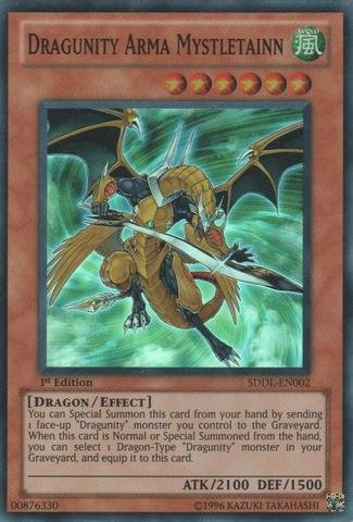 Yu-Gi-Oh! - Dragunity Arma Mystletainn (SDDL-EN002) - Structure Deck: Dragunity Legion - 1st Edition - Super Rare