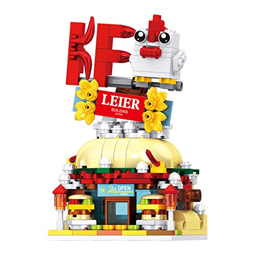 LEBLOCK Girls Building Blocks Toys Set 330 Pieces Handbag Classic