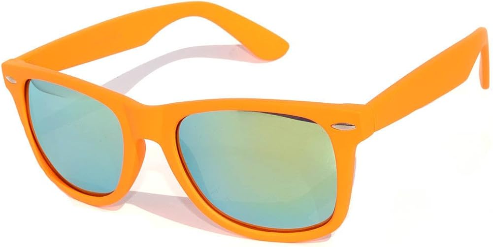 orange reflective sunglasses