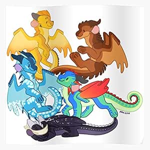 Glory Chibi Clay Starflight Wingsoffire Wof Tsunami Sunny El mejor y