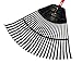 Bully Tools 92624 Poly Lawn and Leaf Rake with Fiberglass Handle, 24-Inch