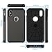 LUVVITT Ultra Armor Cover with Dual Layer Heavy Duty Protection and Air Bounce Technology Designed for iPhone X and XS with 5.8 inch Screen 2017-2018 - Gunmetal