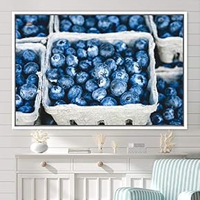 signwin Framed Canvas Wall Art Fruity Citrus Colorful...