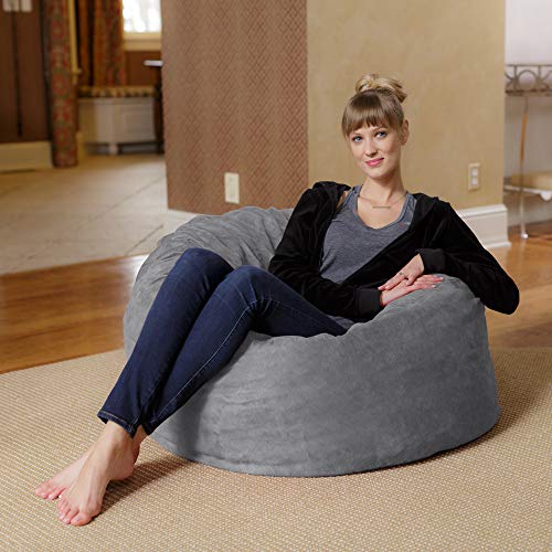 Chill Sack Bean Bag Chair Large 3' Memory Foam Furniture Bean Bag