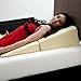 Lavish Home Folding Wedge Supportive Memory Foam Pillow with Cover-for Pregnancy, Acid Reflux, Snoring, Back Pain and Better Sleep, 31