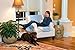 Home Fashion Designs Deluxe Reversible Quilted Furniture Protector. Perfect for Families with Pets and Kids. (Chair, Marine Blue/Linen)