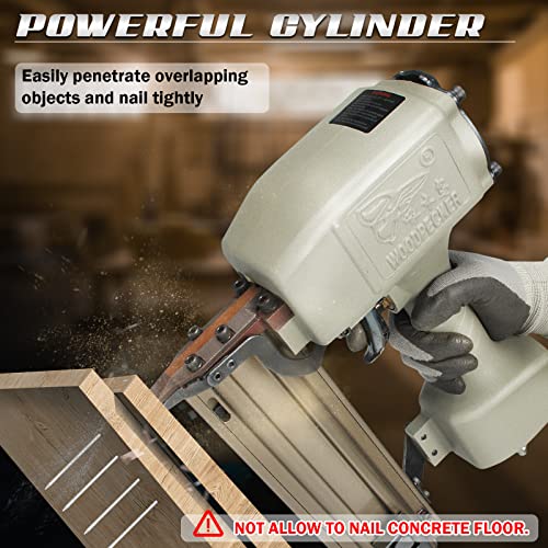 WOODPECKER ST64 Pneumatic Concrete T Nailer, 14 Gauge 3/4" to 21/2