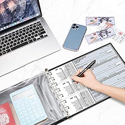 7 Ring Business Check Book Binder, 600 Checks