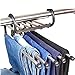 Space Saving Hangers 5 in 1 Trousers Pants Denim Jeans Scarf Coat Hanger Hook Clothes Rack by HuaYang