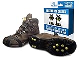 Quik Solve Ice Snow Traction Shoe Boot Cleats - No Slip Gripper Spikes XL