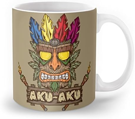 Unique Designed Aku-Aku (Crash Bandicoot) Mug 11 oz by Leiacikl22