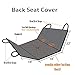 Alfheim Dog Car Back Seat Cover, Waterproof Scratchproof Rear Seat Protector with Arm-Rest Opening, Nonslip Durable Washable Dog Travel, Universal fit for Most Cars