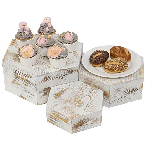 MyGift Badezimmer-Set 2-teilig - Weiß Gekalktes Holz & Metall, Mit Handtuchstange & Toilettenpapierhalter