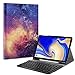 Fintie Keyboard Case for Samsung Galaxy Tab S4 10.5 2018 Model SM-T830/T835/T837, Slim Shell Lightweight Stand Cover with Detachable Wireless Bluetooth Keyboard, Galaxy