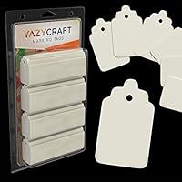 Yazycraft Marking Tags - 1.88 x 1.10 inches (Pack of 1100) - Easy to use Refill Writable