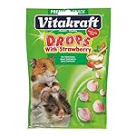 Vitakraft Hamster Strawberry Drops Treat, 5.3 Ounce Pouch